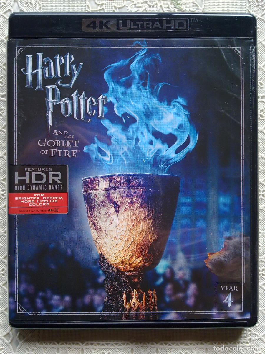 Cine: HARRY POTTER Y C&Aacute;LIZ DE FUEGO - 4K ULTRA HD BLU-RAY + 2 BLU-RAY - EDICI&Oacute;N USA (CON DISCO EXTRA)