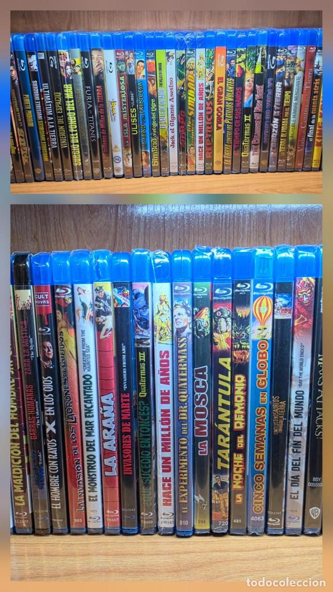 Cine: Gran lote de 67 pel&iacute;culas en Blu-ray, incluyendo t&iacute;tulos de ciencia ficci&oacute;n y fantas&iacute;a.