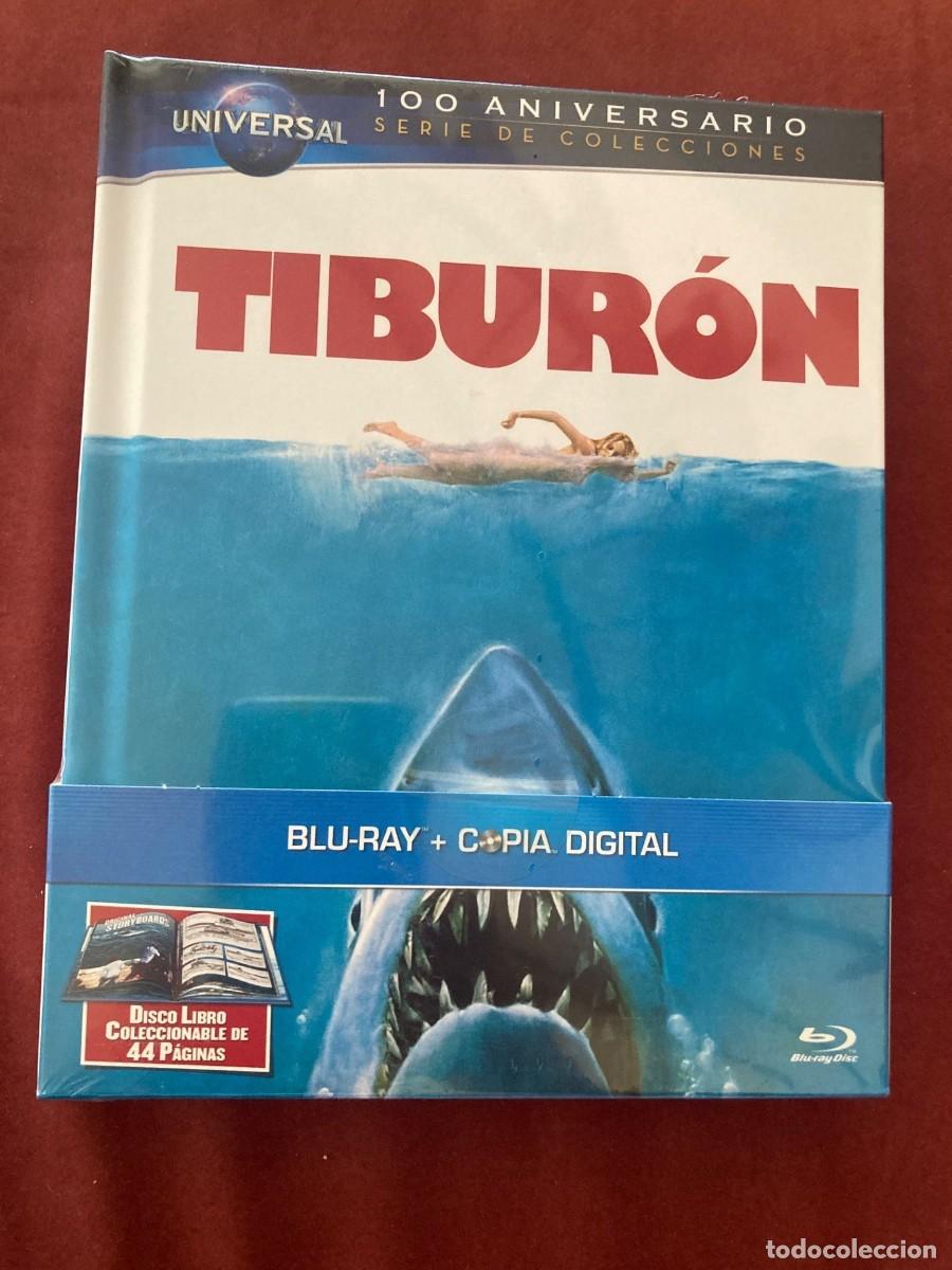 Cine: TIBURON / BLU RAY / EDICION LIMITADA CON LIBRO + COPIA DIGITAL / STEVEN SPIELBERG / PRECINTADO