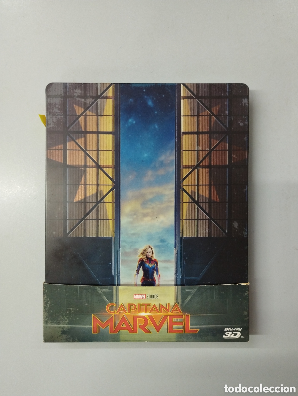 Cine: PELICULA BLU-RAY 3D CAPITANA MARVEL EDICION ESTUCHE MET&Aacute;LICO (SOLO EL DISCO 3-D)