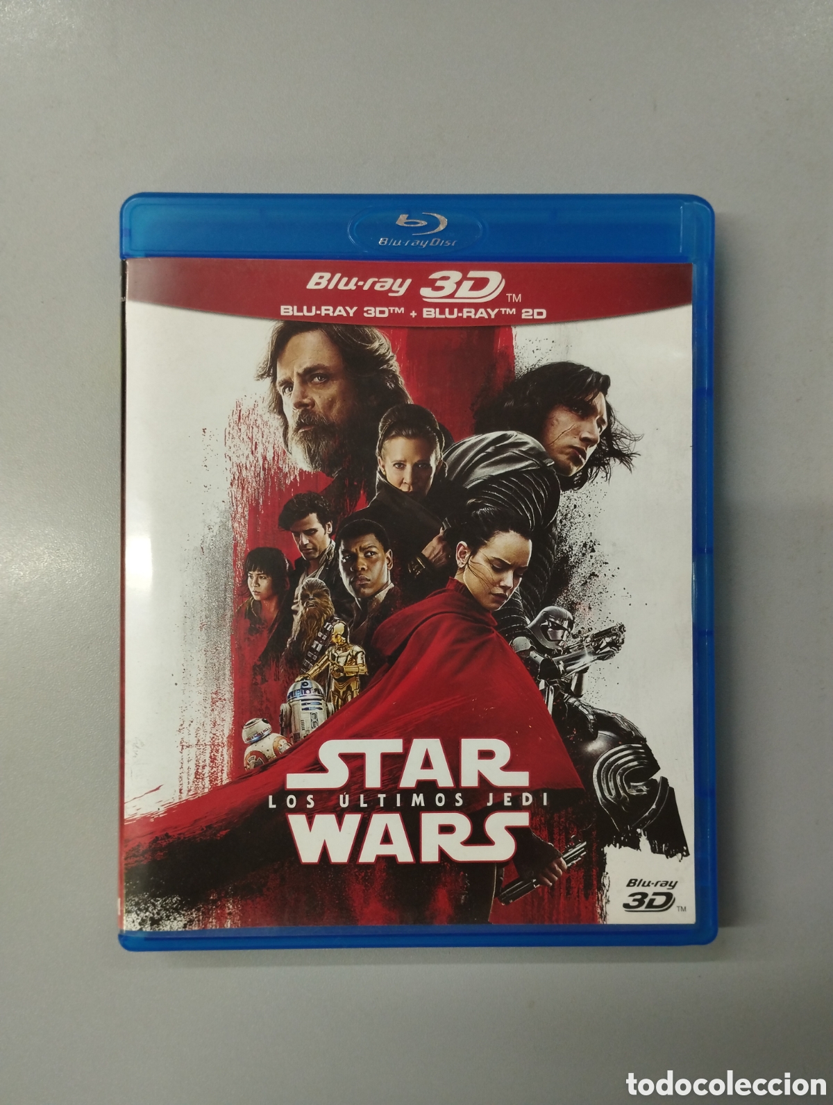 Cine: PELICULA BLU-RAY 3D STAR WARS LOS ULTIMOS JEDI (SOLO EL DISCO 3-D)