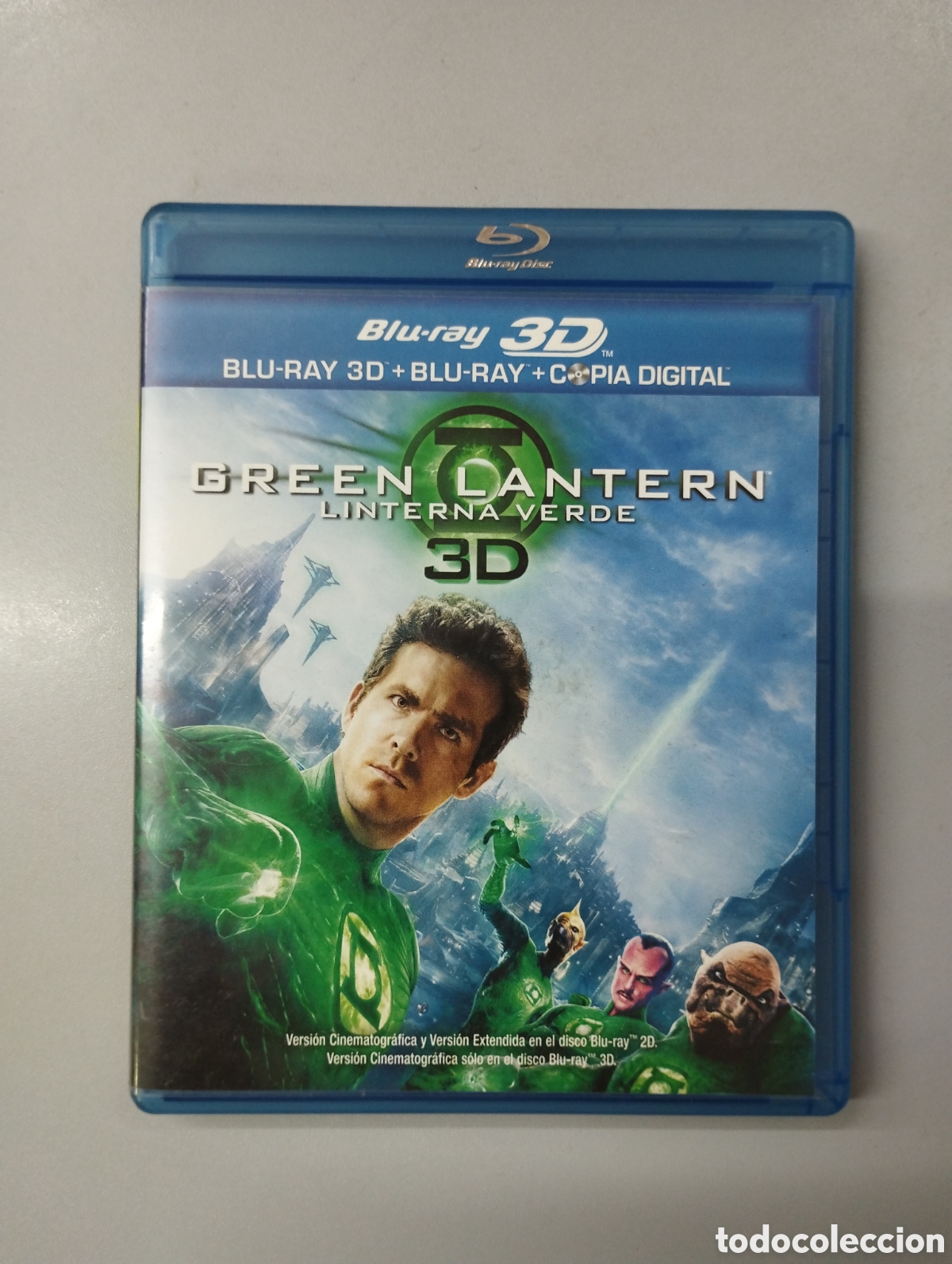Cine: PELICULA BLU-RAY 3D GREEN LANTERN LINTERNA VERDE (SOLO EL DISCO 3-D)
