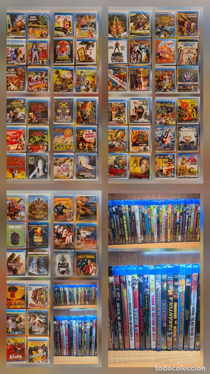 Cinema: Gran lote de 71 pel&iacute;culas de culto en Blu-ray, incluyendo t&iacute;tulos de ciencia ficci&oacute;n y fantas&iacute;a.
