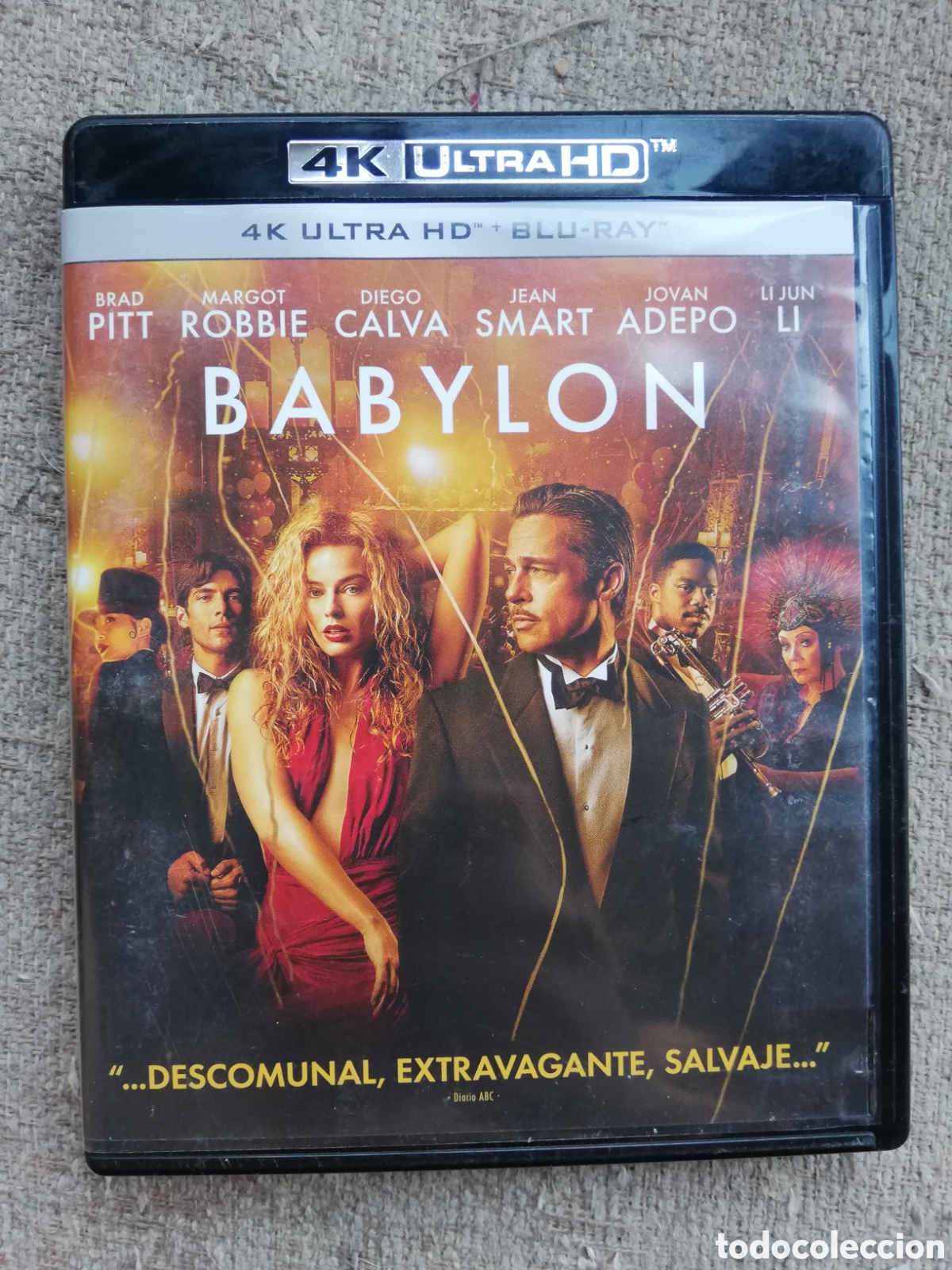 Cine: Babylon. Con Brad Pitt y Margot Robbie. Blu-ray 4k ultra hd