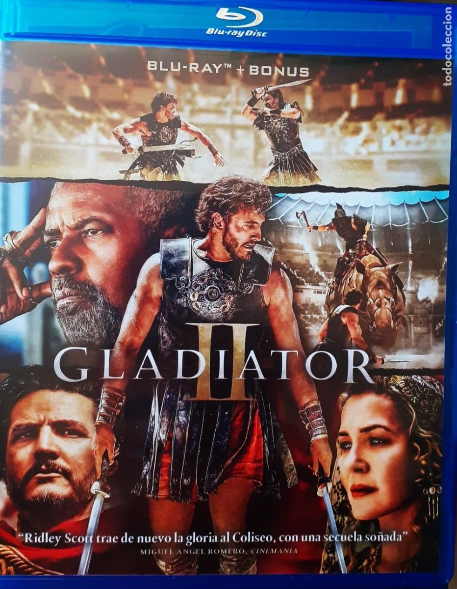 Cine: GLADIATOR, PARTE 2. CINE EN BLU-RAY. COLECCION.