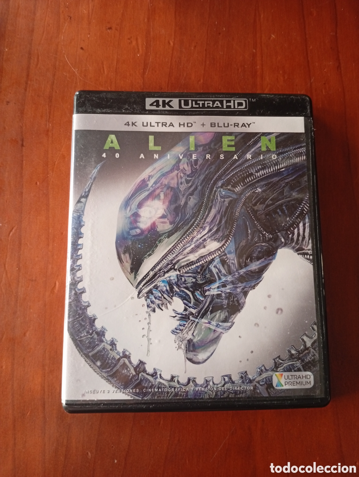 Cine: BLUE RAY + 4K ULTRA HD ALIEN 40 ANIVERSARIO