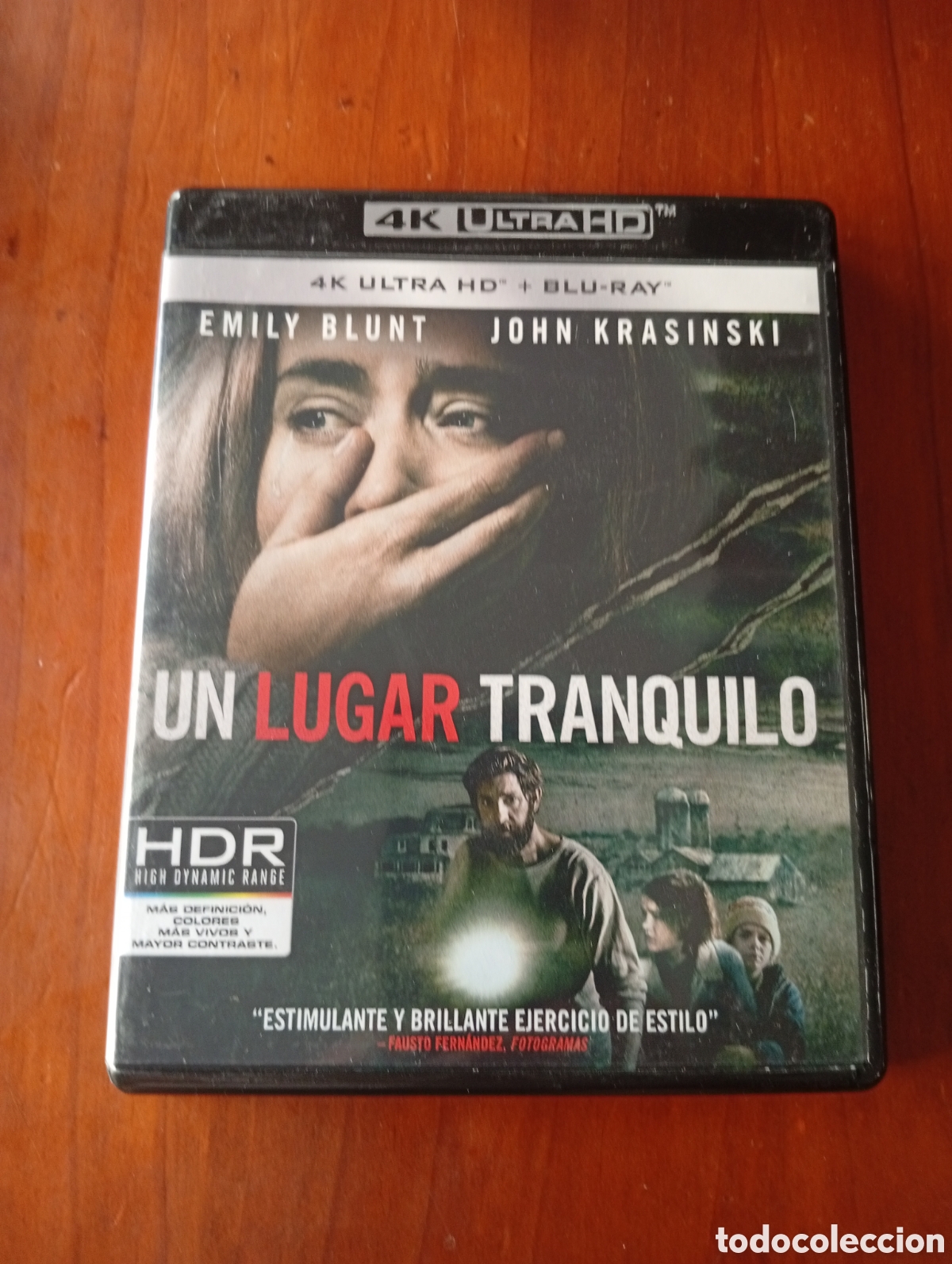 Cine: BLUE RAY + 4K ULTRA HD UN LUGAR TRANQUILO A QUIET PLACE