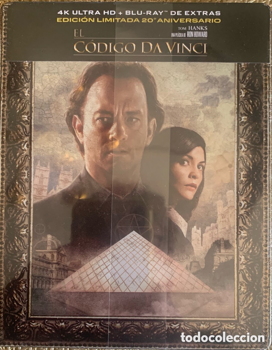 Cine: El codigo Da vinci.Edici&oacute;n metalica limitada 4K UHD+ BLURAY