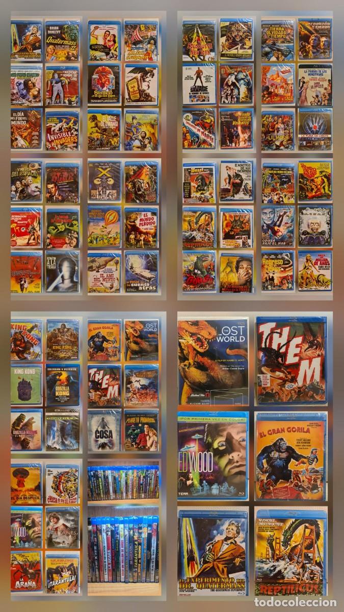 Cinema: Gran lote de 71 pel&iacute;culas de culto en Blu-ray, incluyendo t&iacute;tulos de ciencia ficci&oacute;n y fantas&iacute;a.