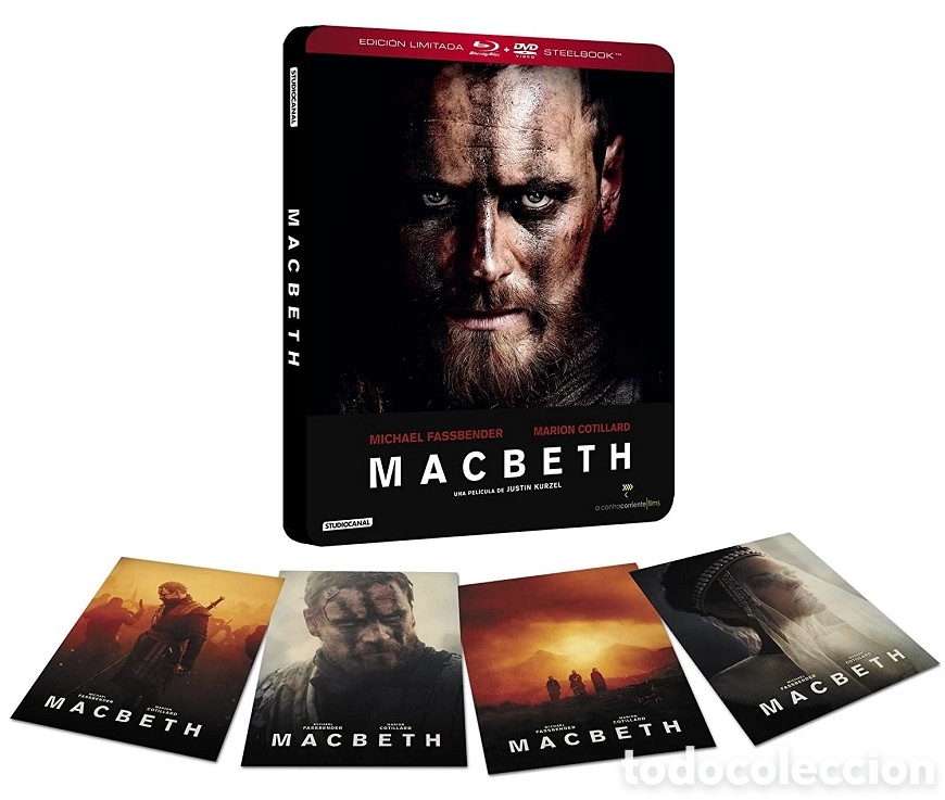 Cinema: Macbeth (Steelbook- Caja Met&aacute;lica) (Blu-ray + DVD) - Blu-Ray