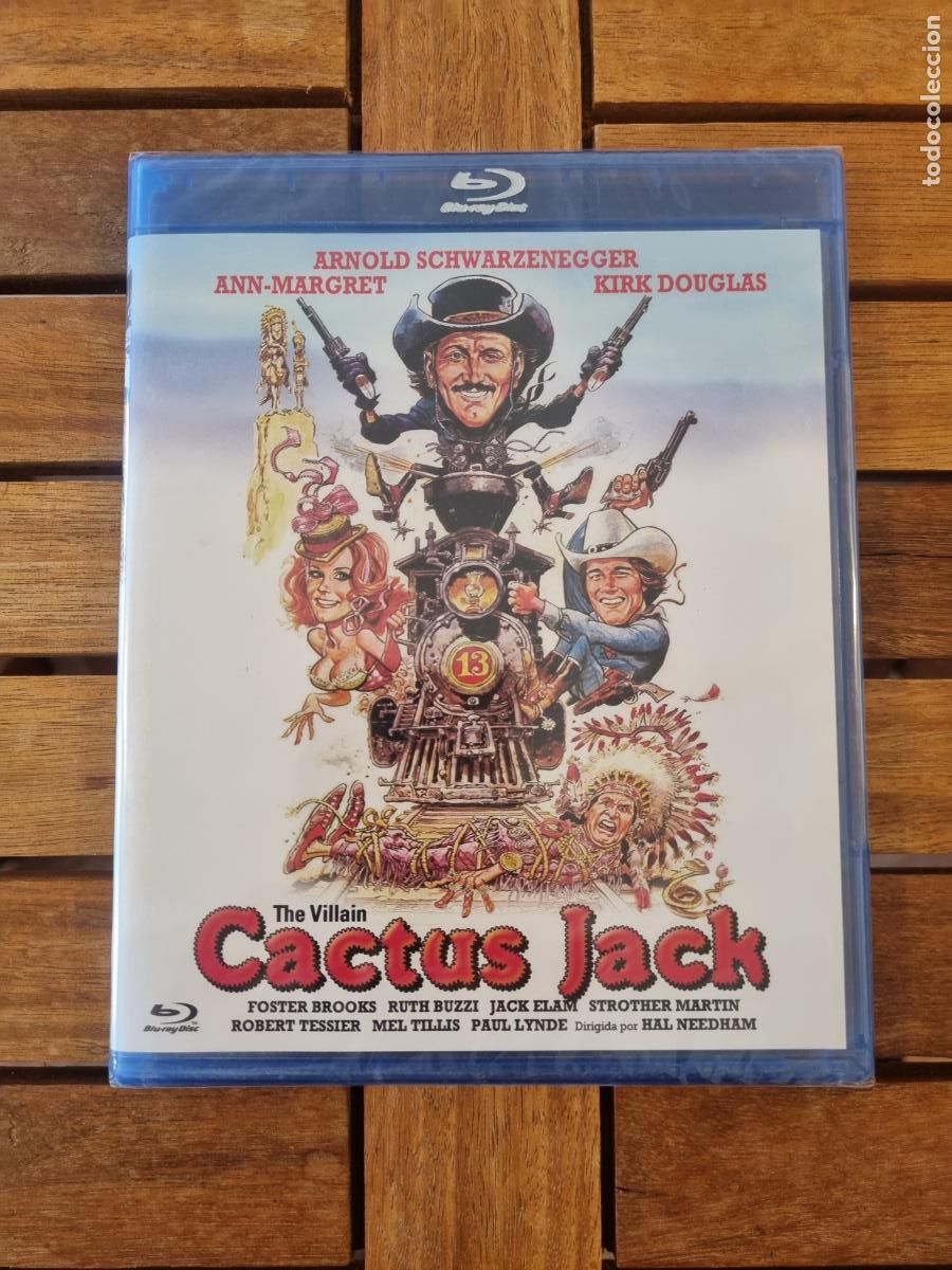 Cine: Cactus Jack - Blu-ray nuevo - The Villain - Arnold Schwarzenegger y Kirk Douglas