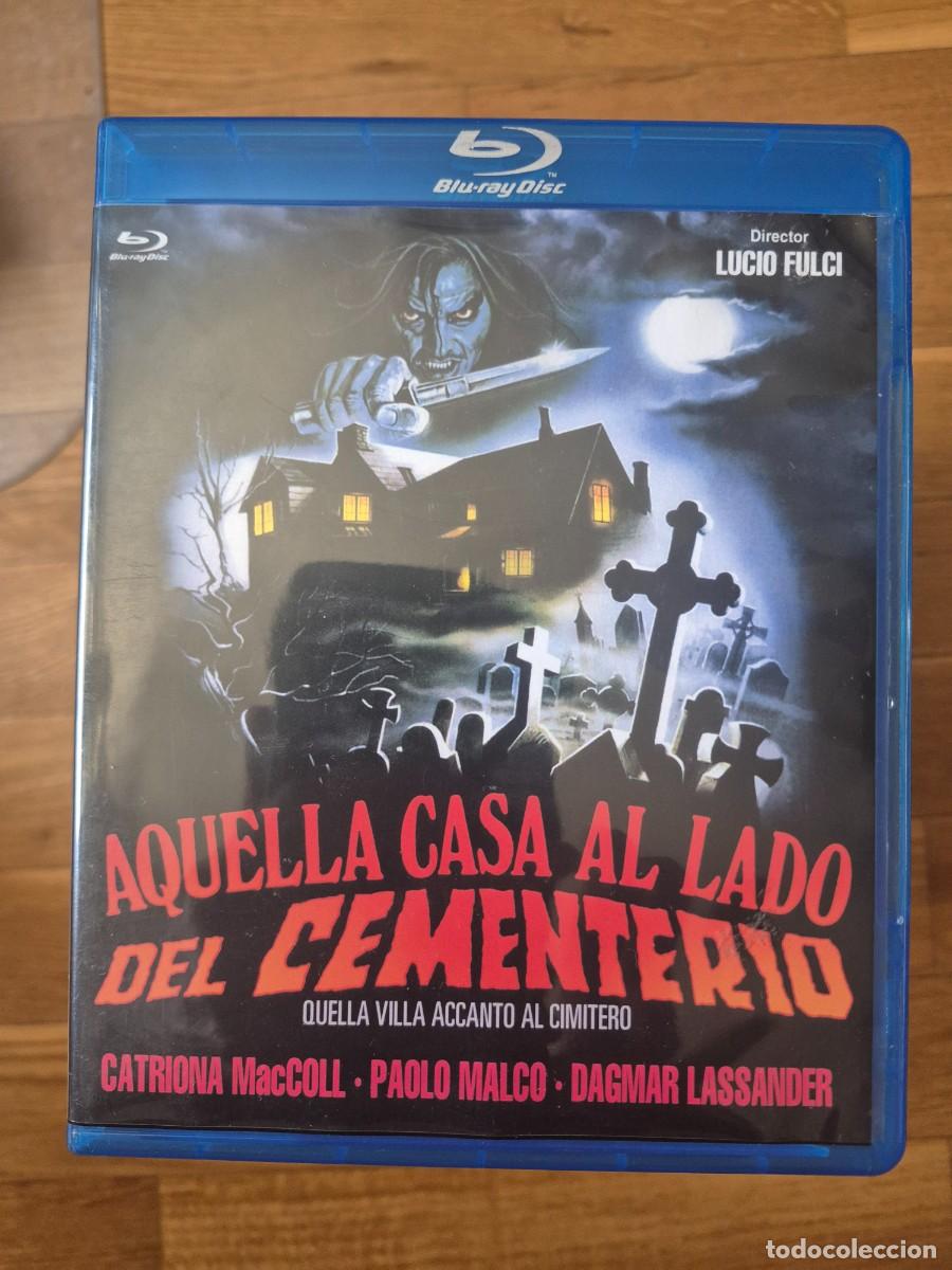 Cine: Aquella casa al lado del cementerio blu ray disc Lucio Fulci Catriona MacColl Paolo Malco