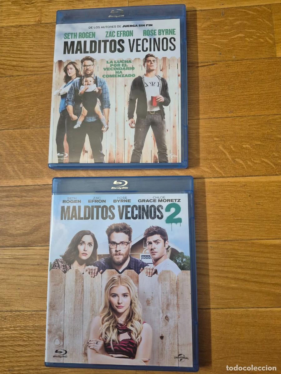 Cine: Pack Malditos vecinos 1 y 2 blu ray Nicholas Stoller Seth Rogen Zac Efron Rose Byrne