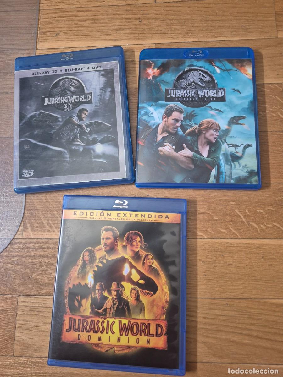 Cine: Pack Jurassic World, 3 pel&iacute;culas Blu ray disc