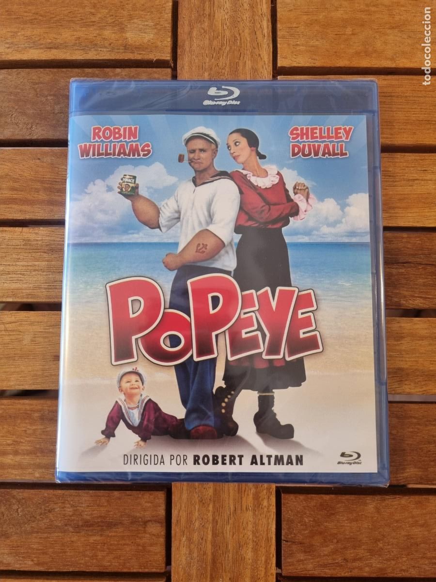 Cine: Popeye - Blu-ray nuevo - Robin Williams y Shelley Duvall
