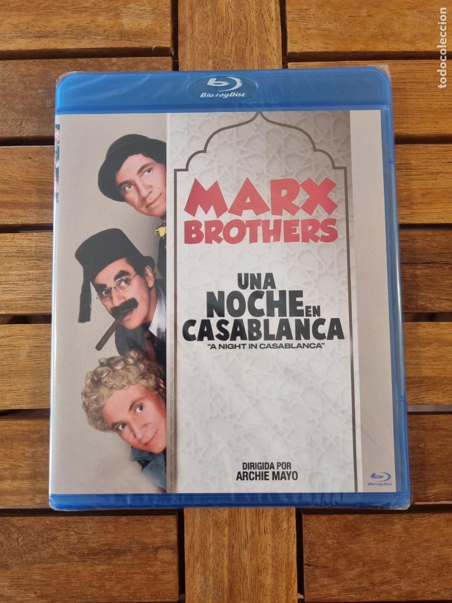 Cine: Una noche en Casablanca - Blu-ray nuevo - A night in Casablanca - Hermanos Marx - Marx Brothers
