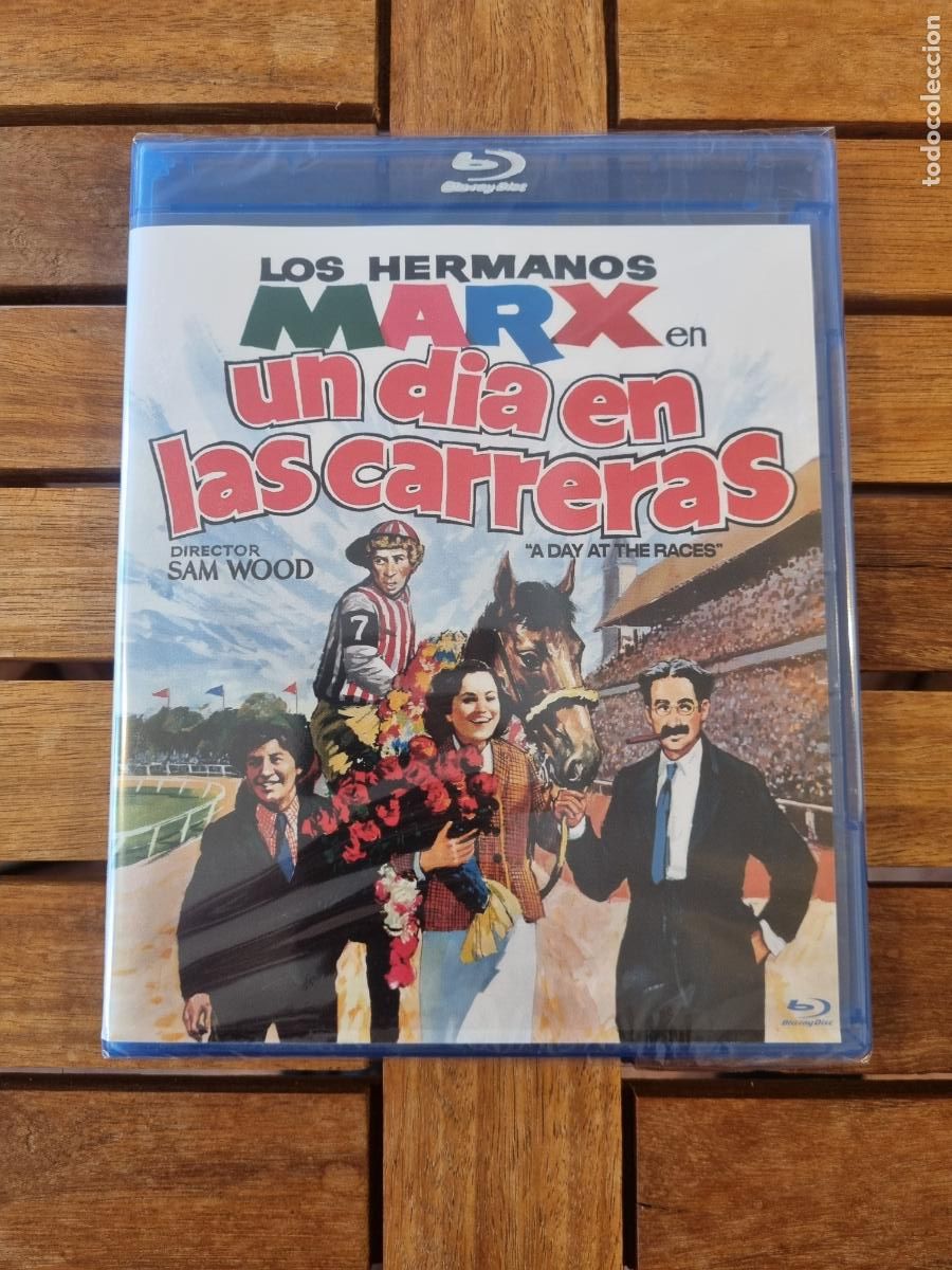 Cine: Un d&iacute;a en las carreras - Blu-ray nuevo - A day at the races - Hermanos Marx - Marx Brothers