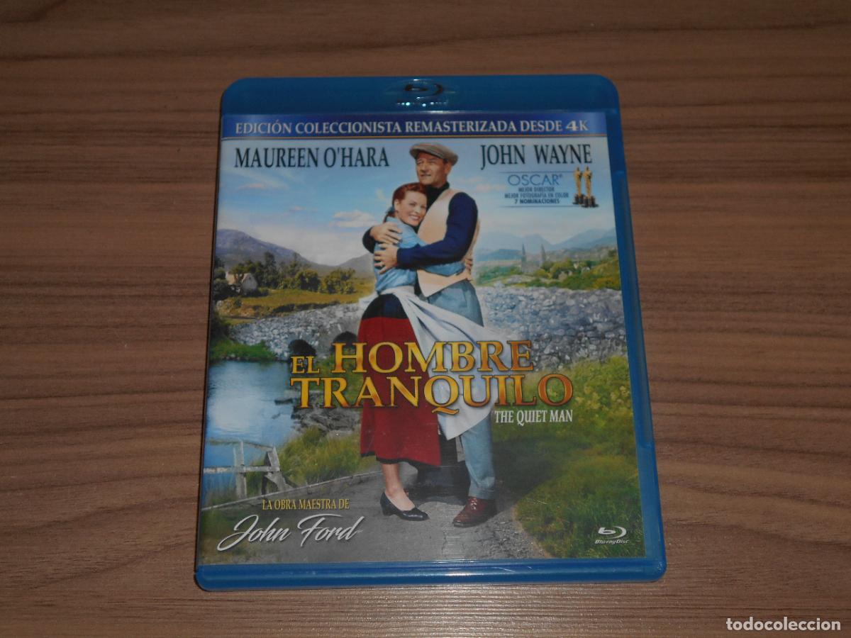 Cine: EL HOMBRE TRANQUILO Edicion Coleccionista BLU-RAY DISC John Ford JOHN WAYNE Como NUEVO