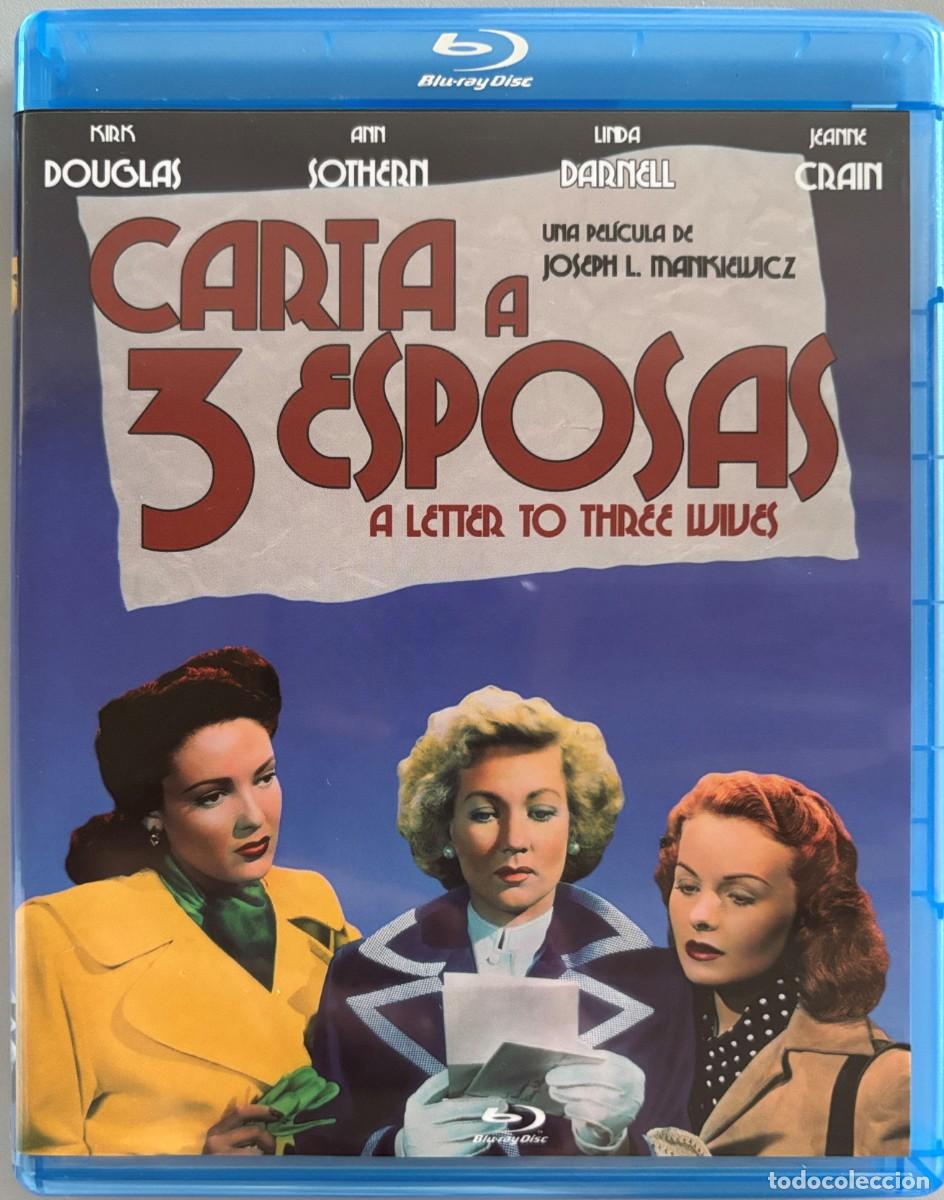 Cine: CARTA A 3 ESPOSAS (1949) KIRK DOUGLAS, ANN SOTHERN, LINDA DARNELL, JEANNE CRAIN -FILM JOSEPH L. M.