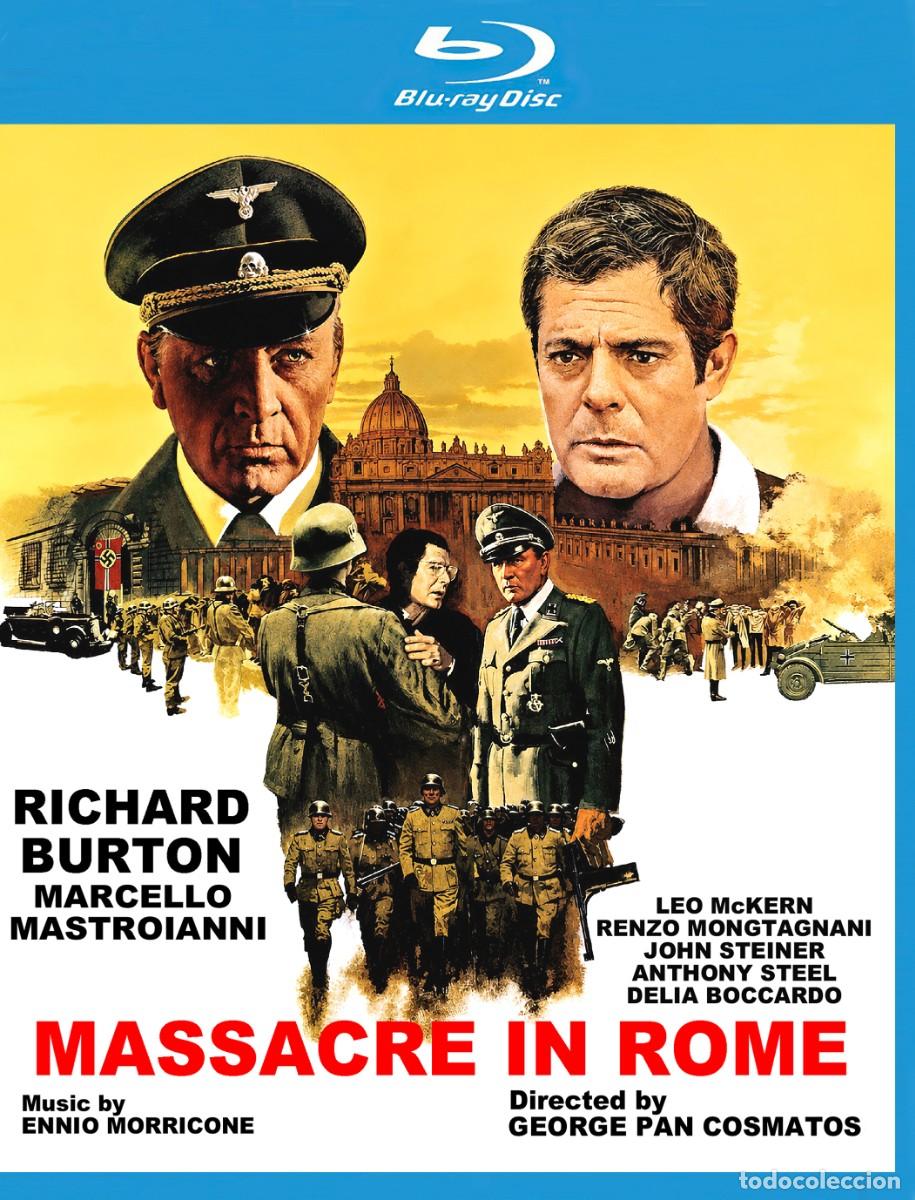 Cine: MASSACRE IN ROME MUERTE EN ROMA BLU-RAY DISC IMPORTACION PRECINTADO BASADA EN HECHOS REALES