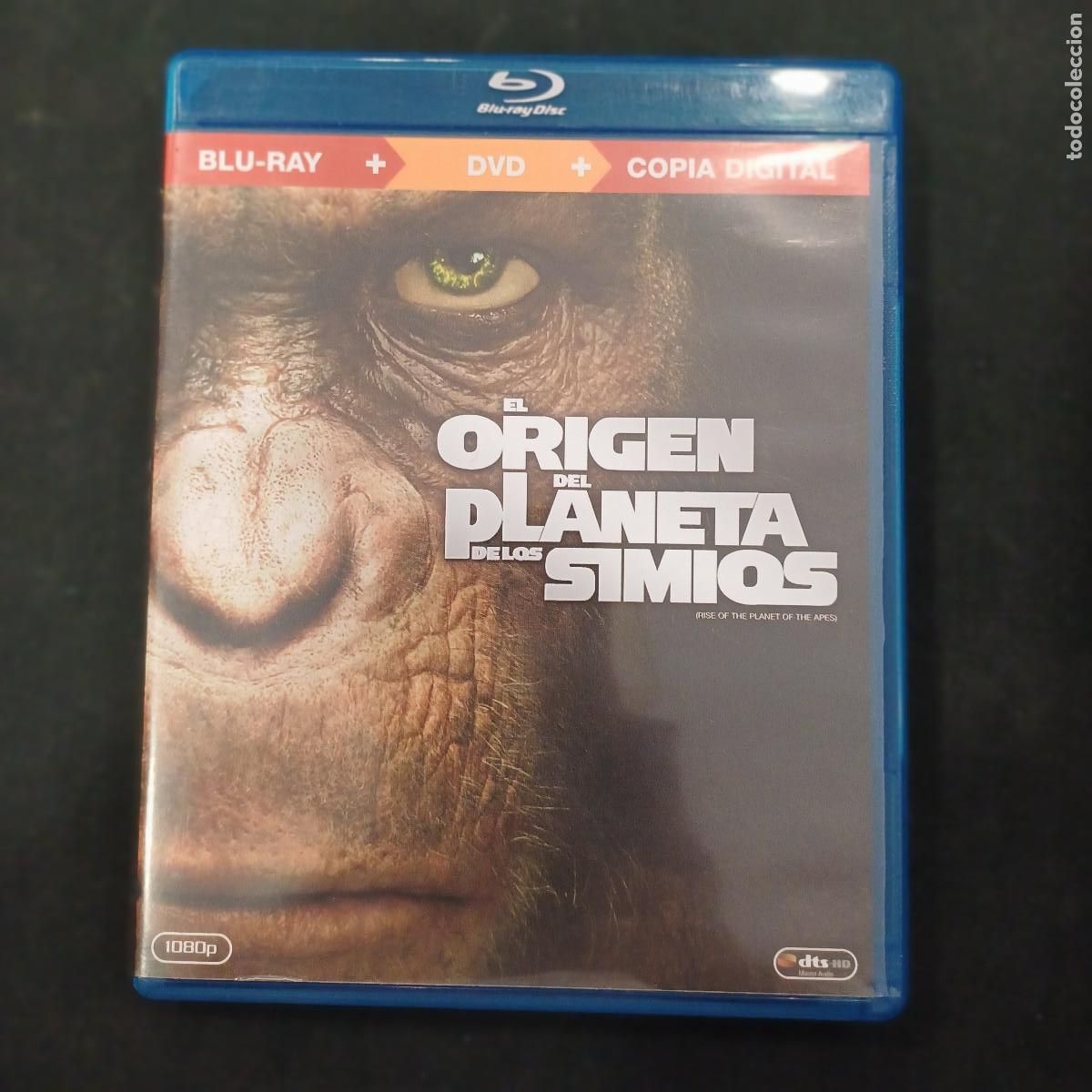 Cine: EL ORIGEN DEL PLANETA DE LOS SIMIOS/BLU RAY + DVD.