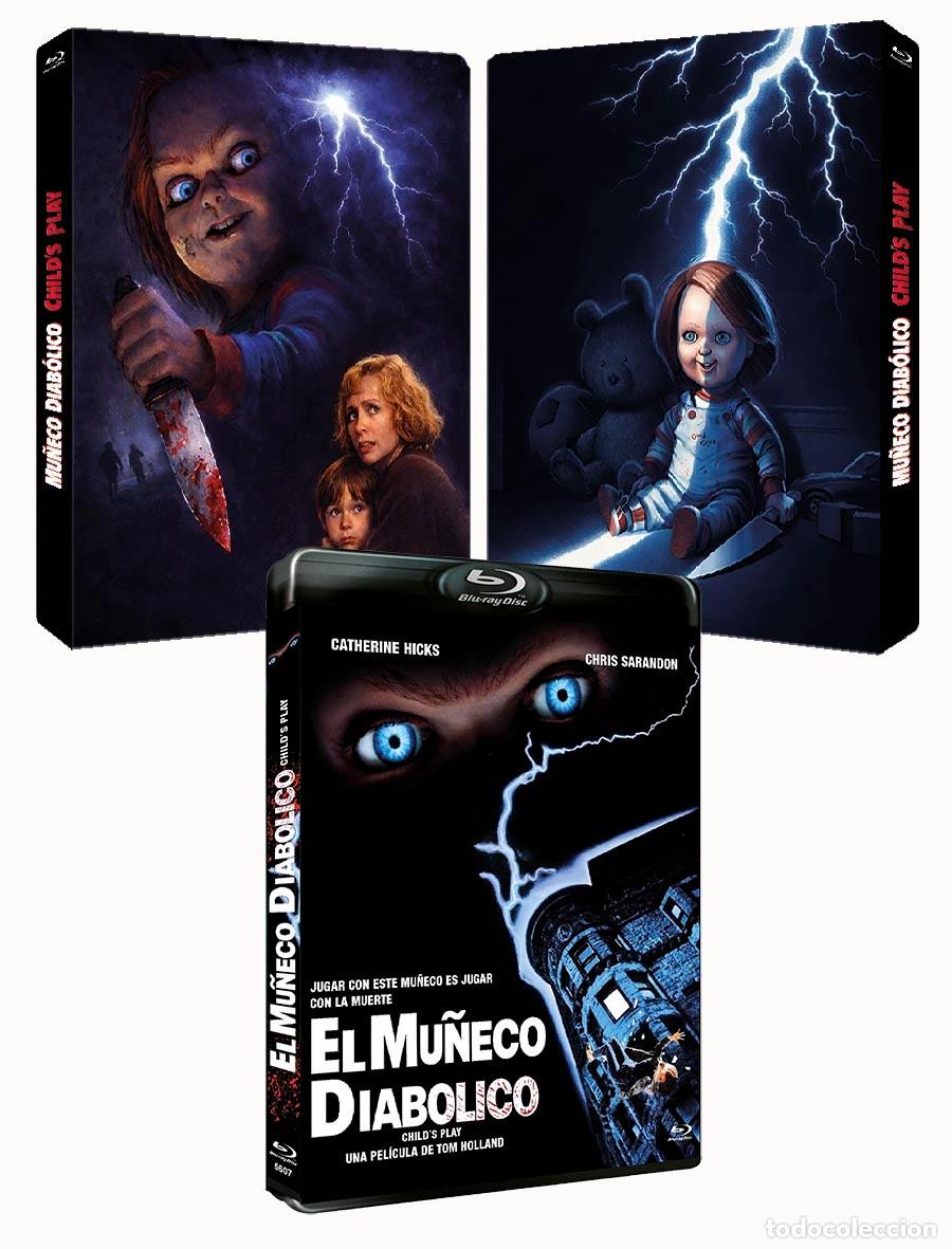 Cine: N0626 Mu&ntilde;eco Diabolico Blu-ray + Steelbook 1988 Child's Play [BD]