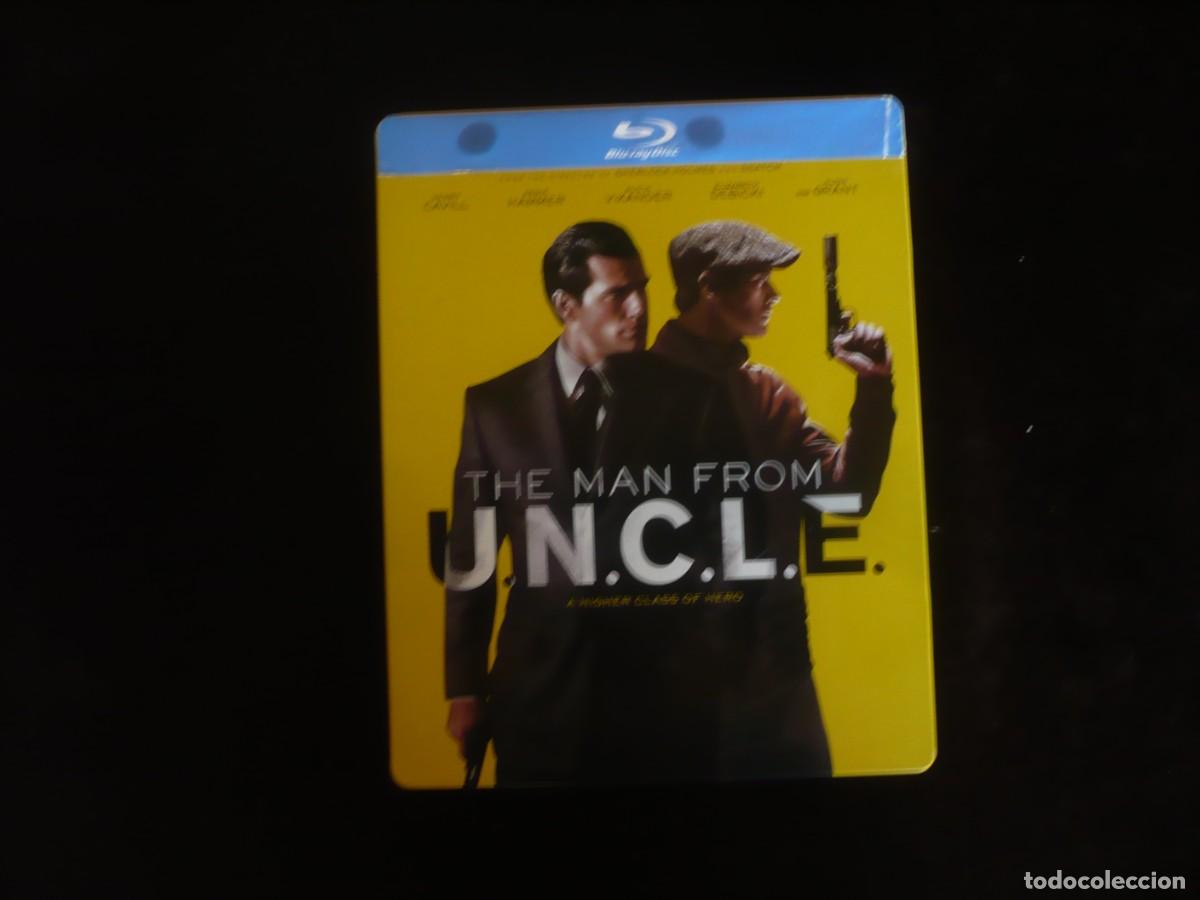 Cine: the man from u.n.c.l.e. - operacion u.n.c.l.c.e. - bluray como nuevo en caja metalica