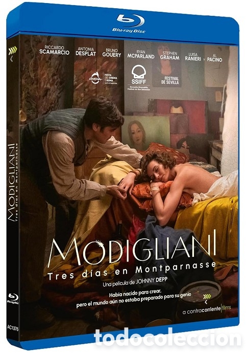 Cine: Modigliani, Tres d&iacute;as en Montparnasse - Blu-Ray