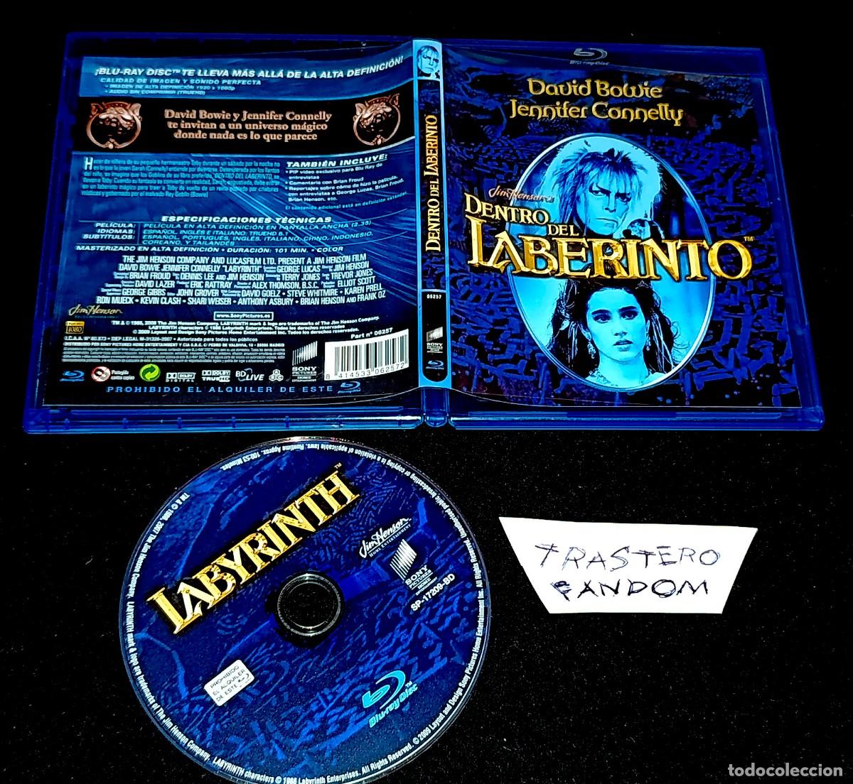 Cinema: Dentro del laberinto Bluray ESPA&Ntilde;A MUY BUEN ESTADO RARA DE VER