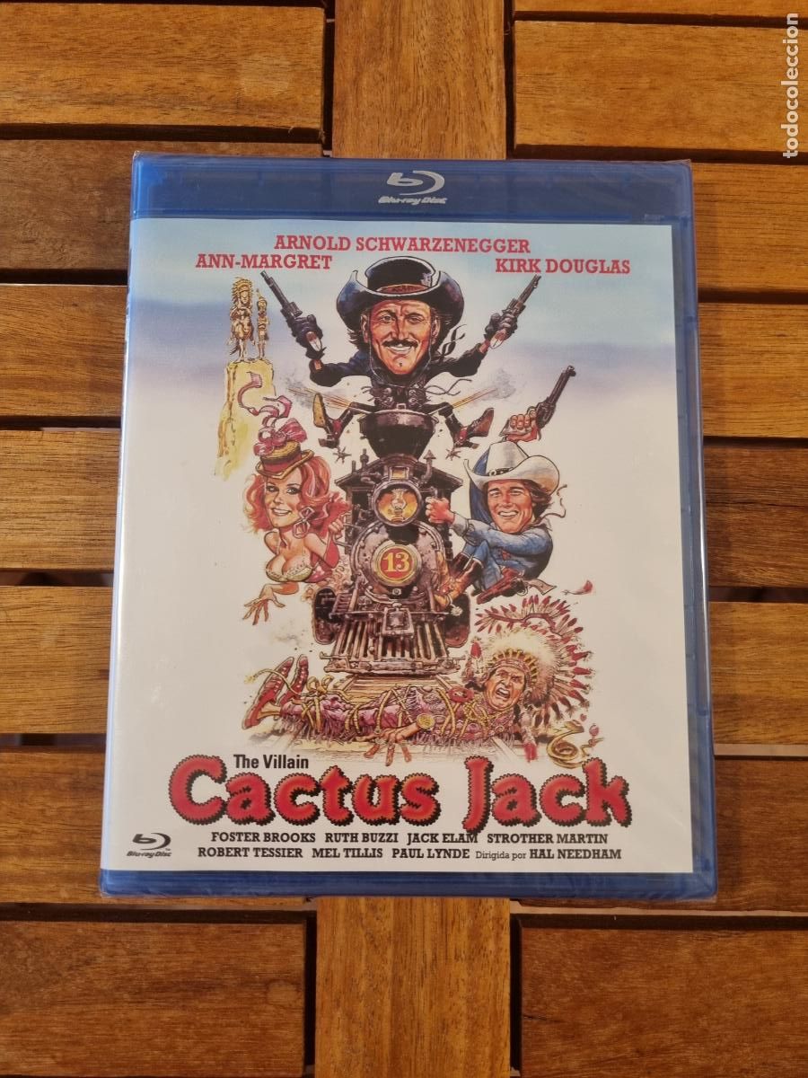 Cine: Cactus Jack - Blu-ray nuevo - The Villain - Arnold Schwarzenegger y Kirk Douglas
