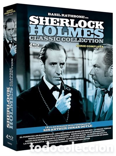 Cine: Pack Sherlock Holmes Classic 14 Pel&iacute;culas - Blu-ray