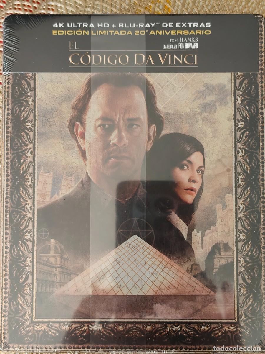 Cine: EL CODIGO DA VINCI (Ron Howard 2006) - EDICION METALICA 4K UHD COLECCIONISTA