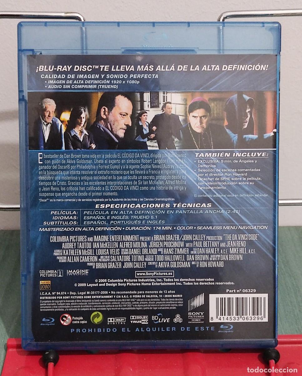 Cine: El codigo da vinci en Blu ray - Foto 2
