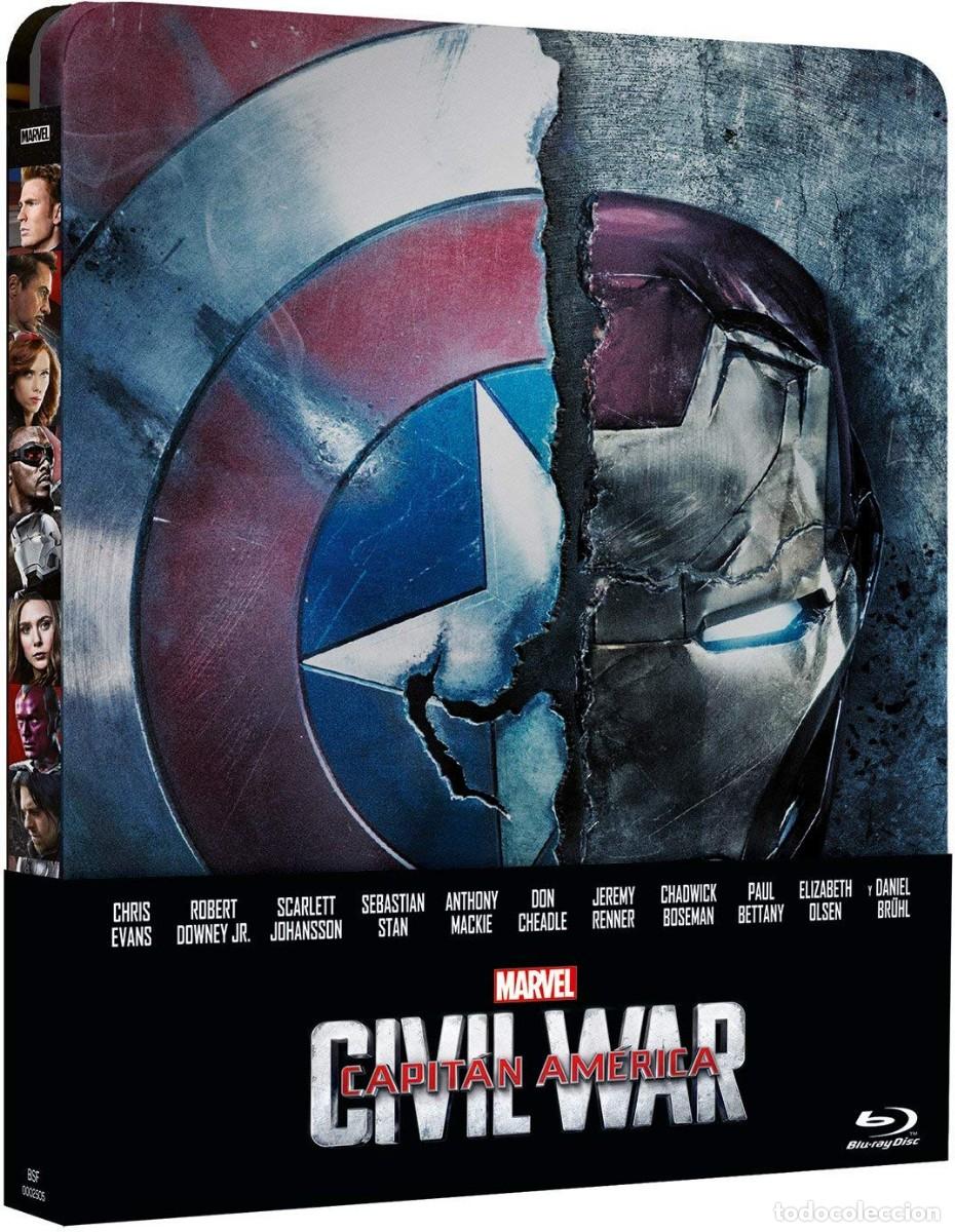 Cine: CAPITAN AMERICA CIVIL WAR - BLURAY STEELBOOK COMO NUEVO