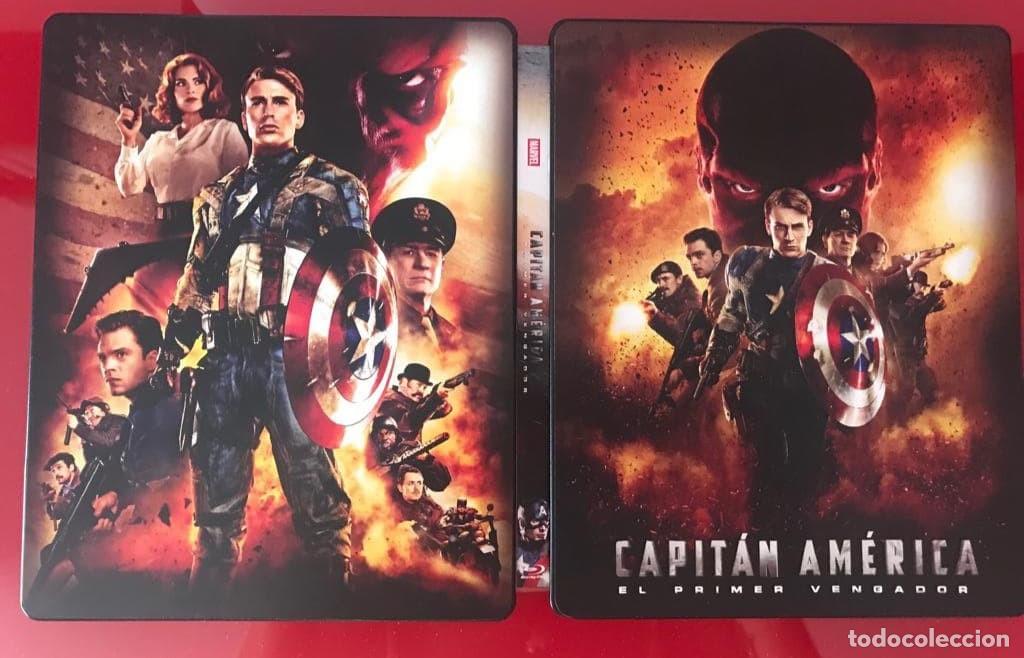 Cine: CAPITAN AMERICA EL PRIMER VENGADOR - BLURAY STEELBOOK 3D + 2D UNICO EN TODOCOLECCION
