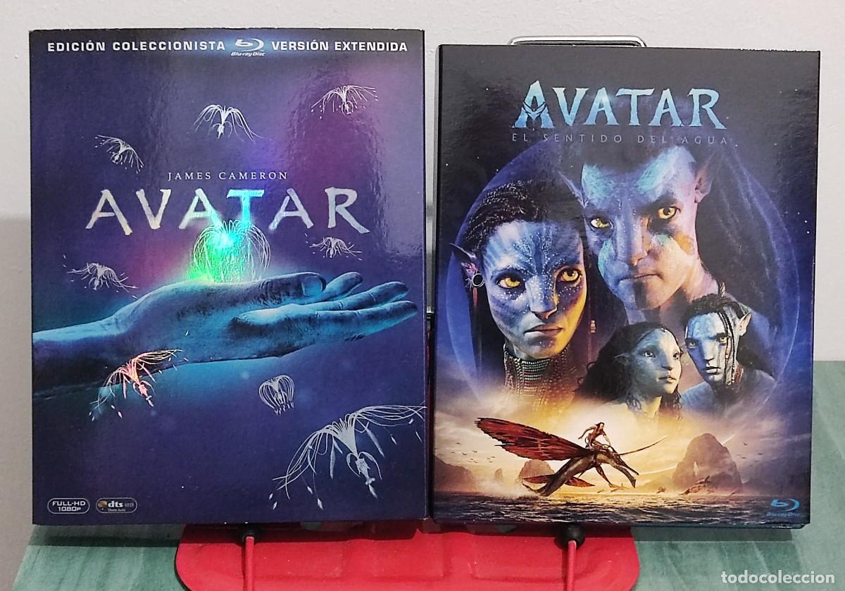 Cine: Avatar 1 y 2 El sentido del agua en Blu ray