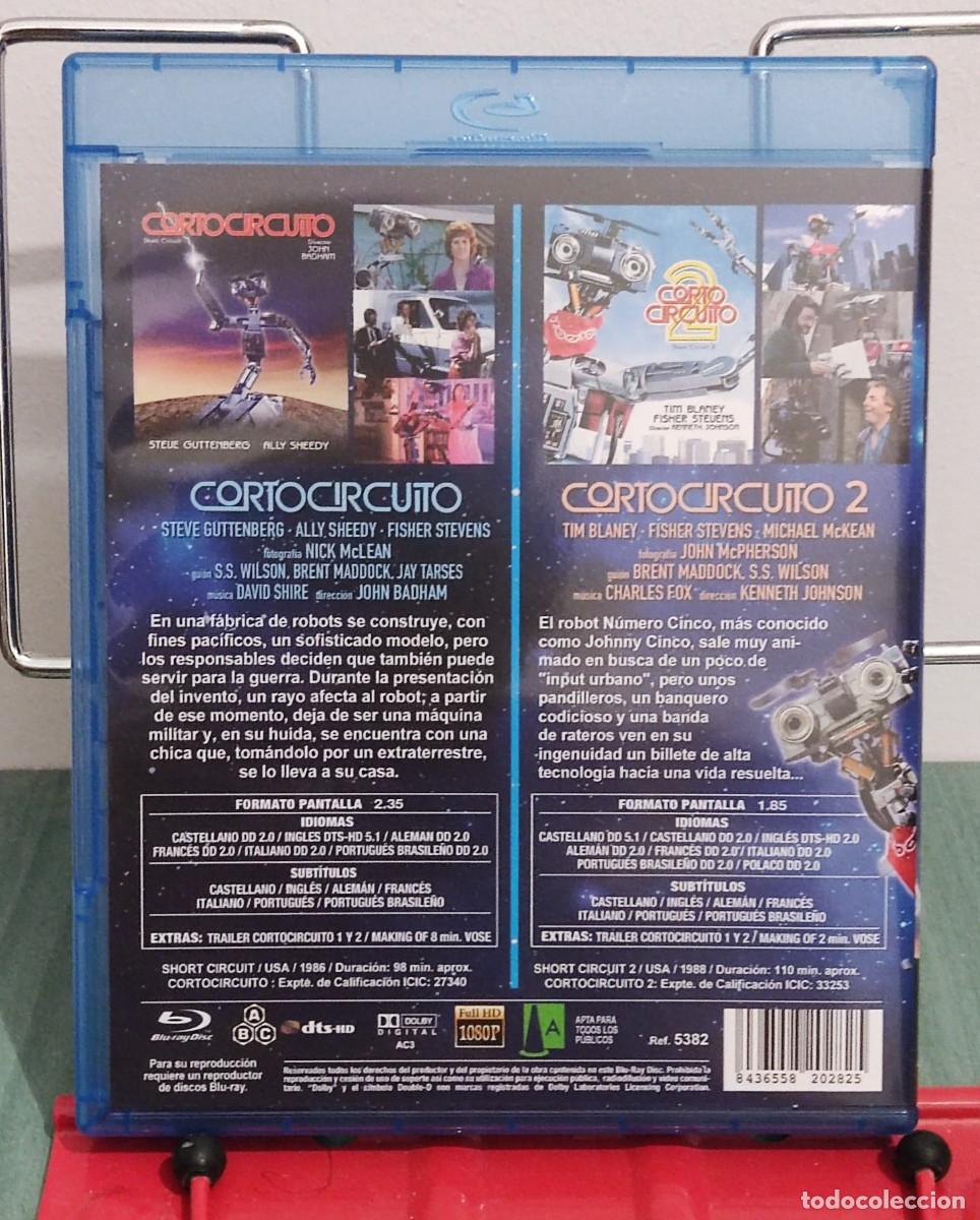 Cine: Cortocircuito 1 y 2 en Blu ray - Foto 2