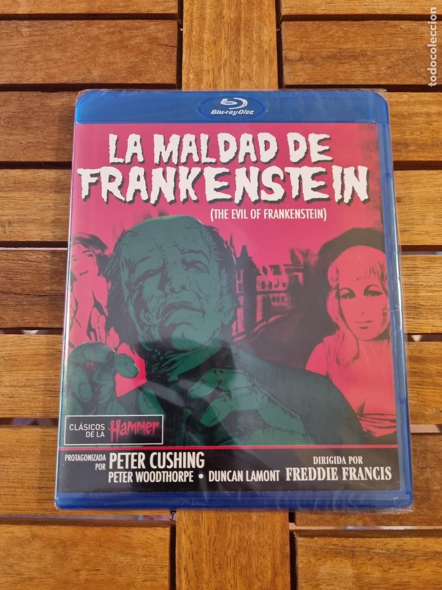 Cine: La maldad de Frankenstein - Blu-ray nuevo - The evil of Frankenstein - Peter Cushing
