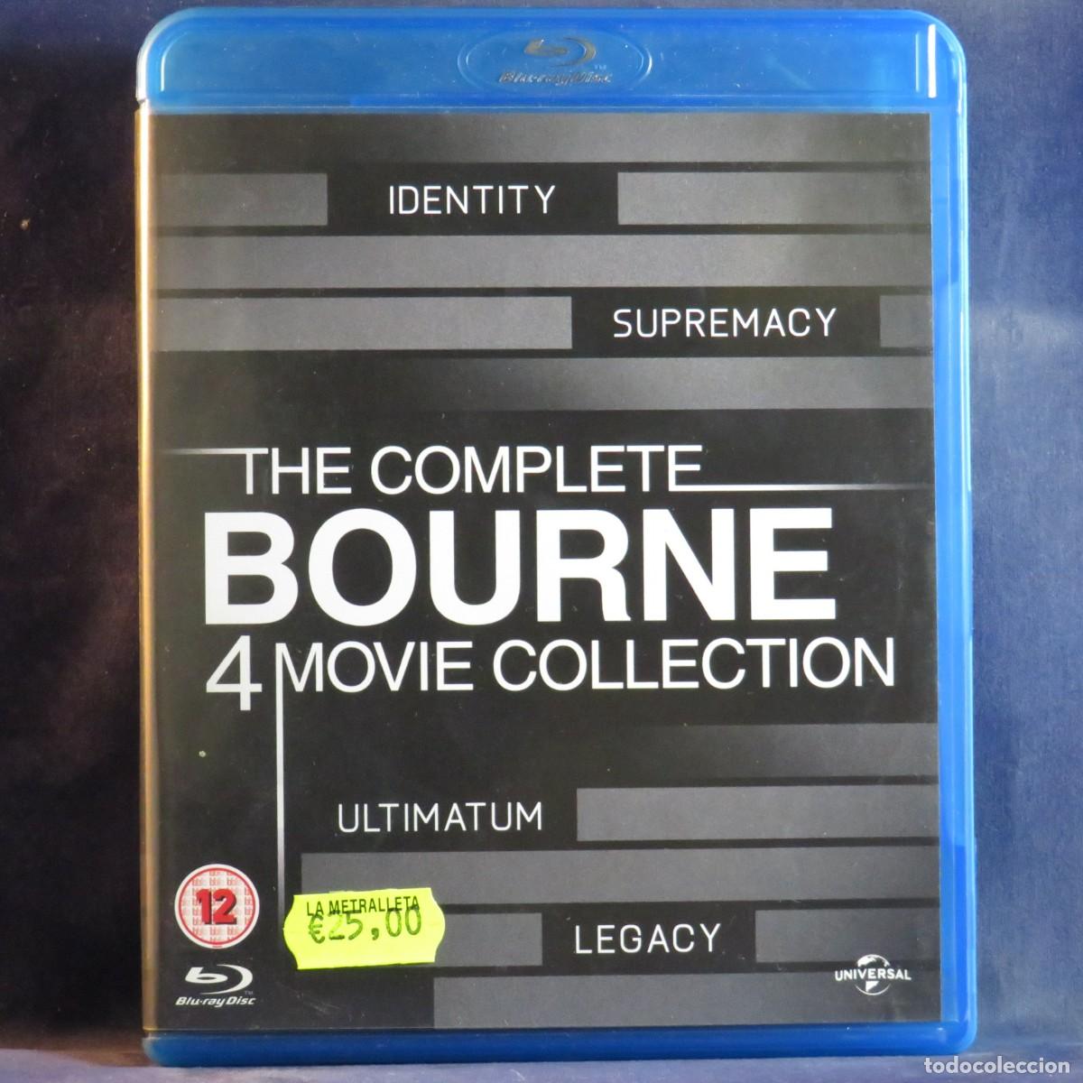 Cine: THE COMPLETE BOURNE 4 MOVIE COLLECTION - 4 BLU-RAY