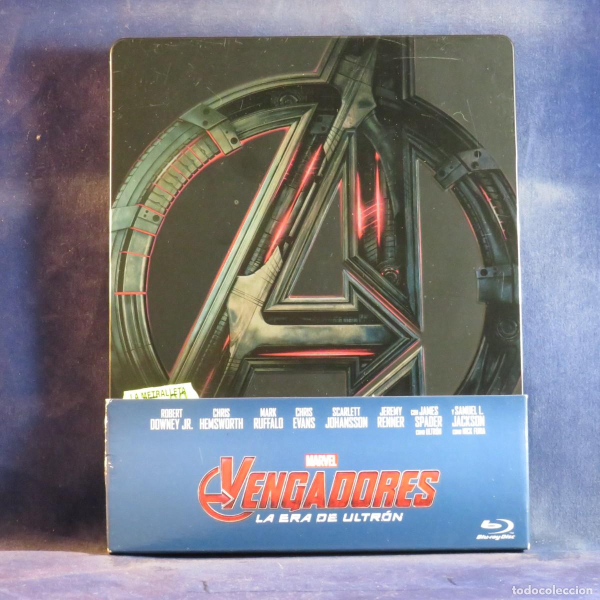 Cine: VENGADORES, LA ERA DE ULTR&Oacute;N - BLU-RAY CAJA MET&Aacute;LICA