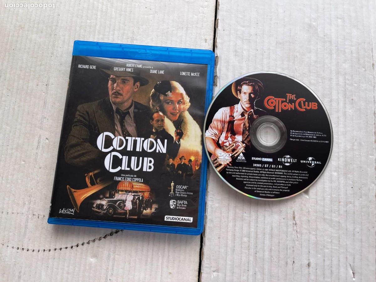 Cine: COTTON CLUB - PELICULA BRAY BLURAY DVD KREATEN