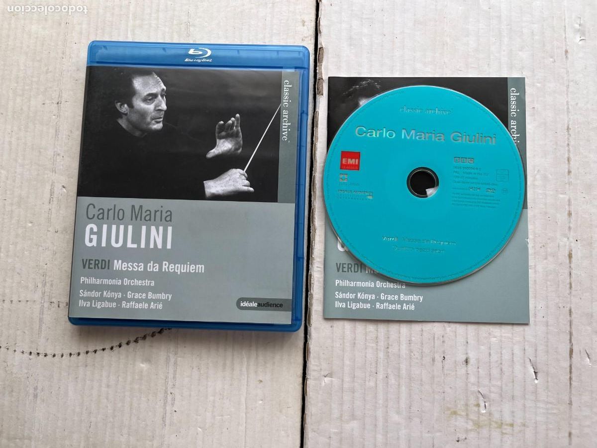 Cine: CARLO MARIA GIULINI VERDI MESSA DA REQUIEM - PELICULA BRAY BLURAY DVD KREATEN