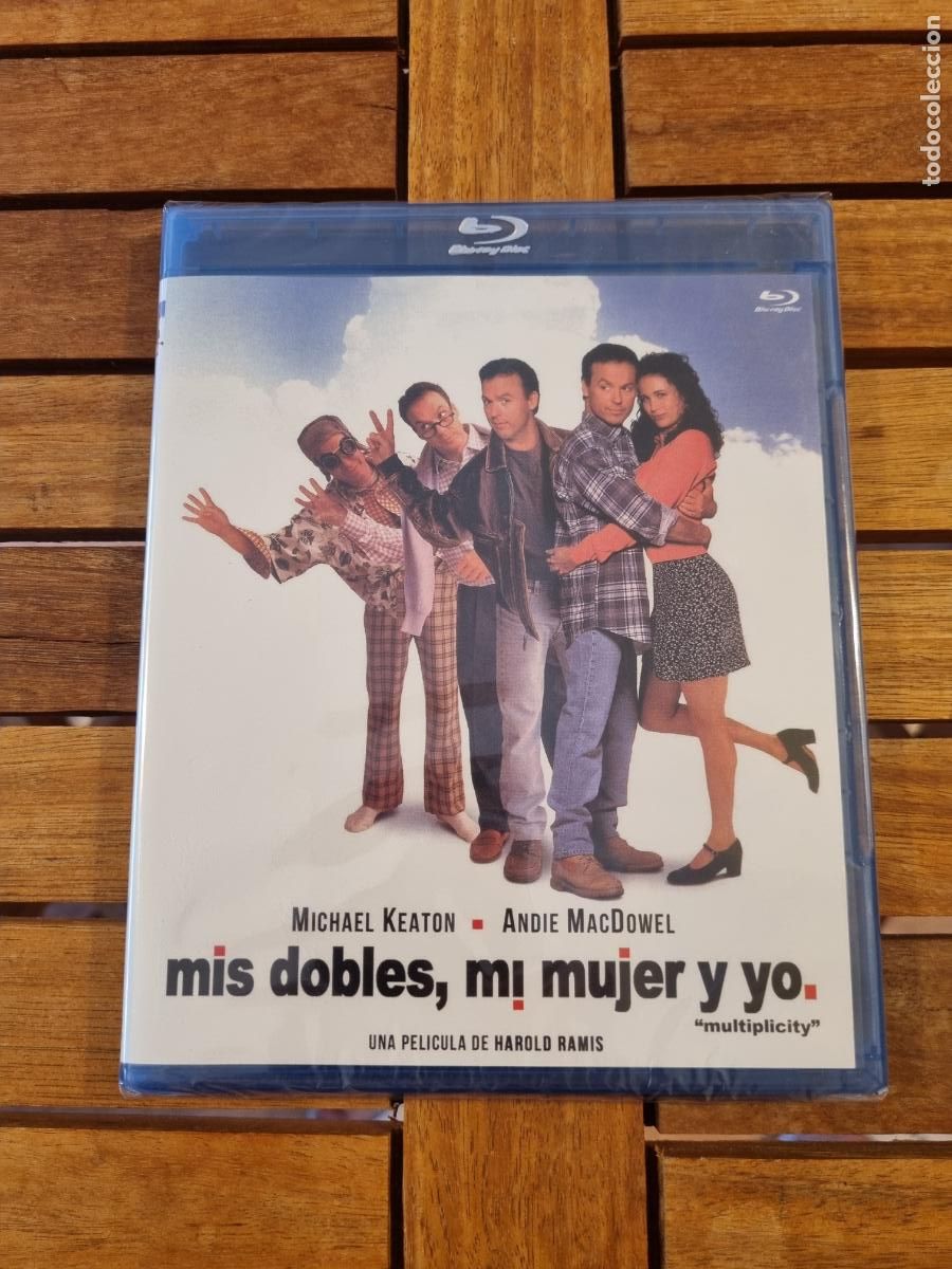 Cine: Mis dobles, mi mujer y yo - Blu-ray nuevo - Multiplicity - Michael Keaton y Andie MacDowel