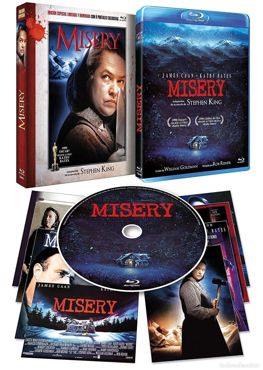 Cinema: Misery Edici&oacute;n Especial Limitada con Funda y Postales BD 1990 Misery [Blu-ray]