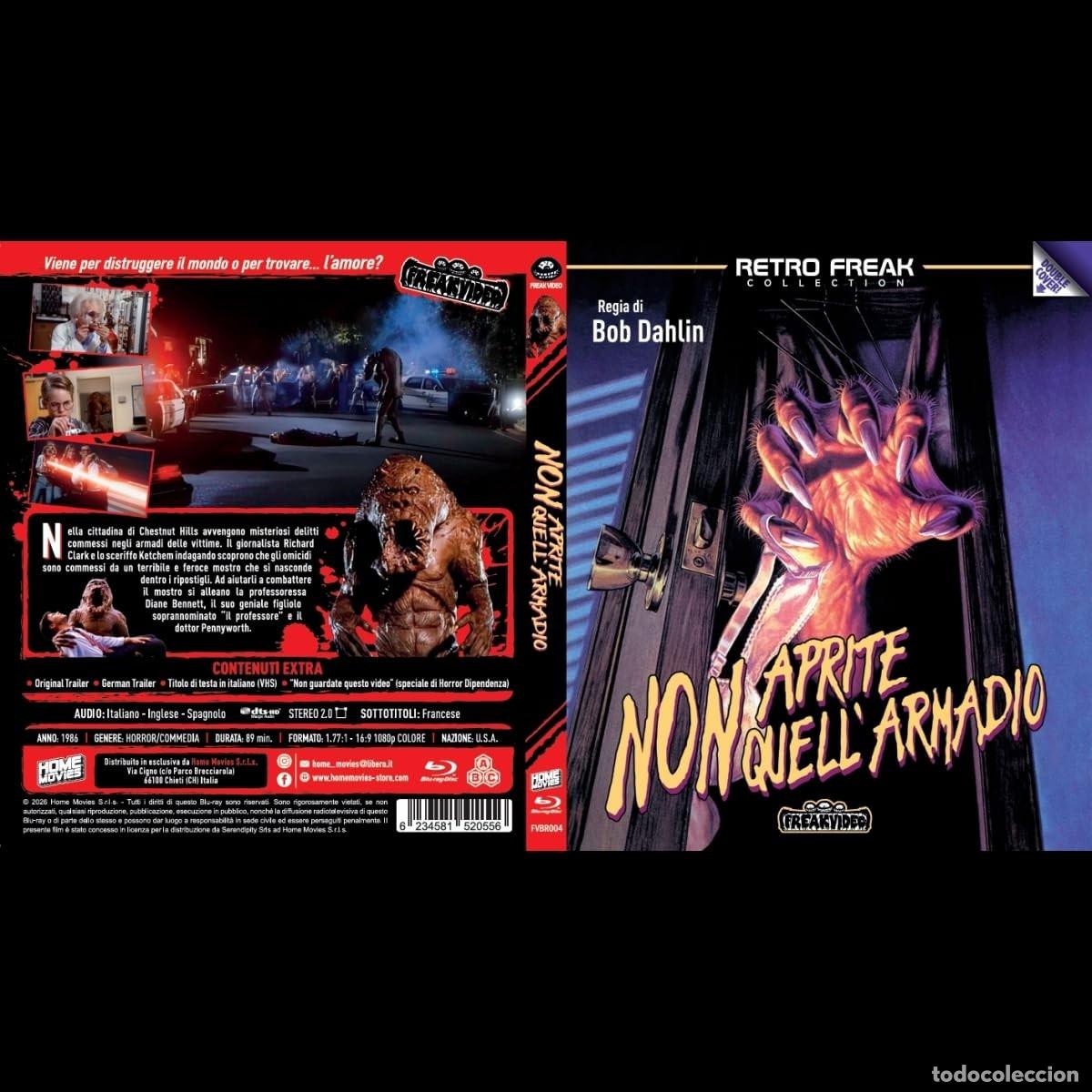 Cine: El Monstruo del Armario (Car&aacute;tula reversible) [Blu-ray] (1986) Monster in the Closet