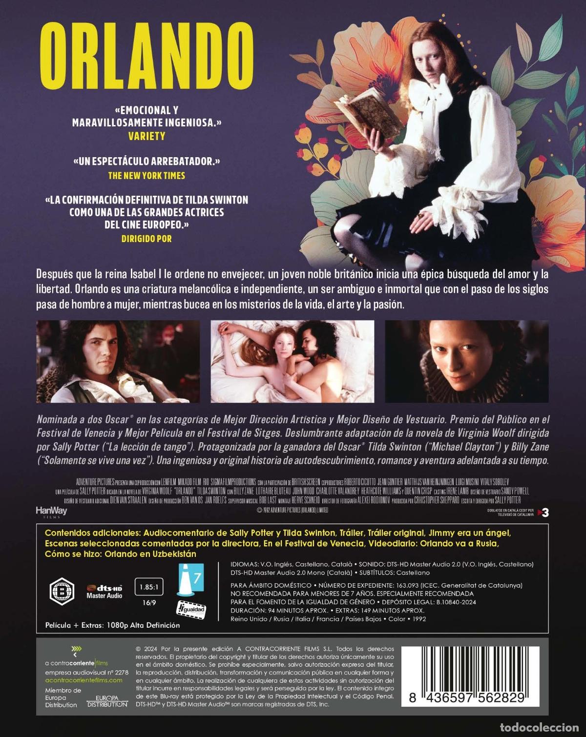 Cinema: Orlando [Blu-ray] (1992)