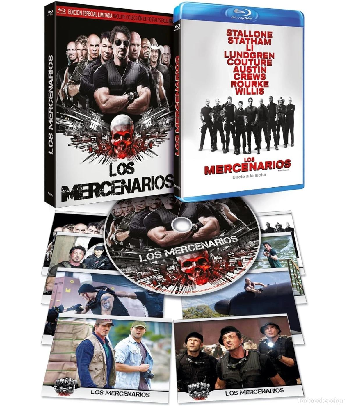 Cinema: Los Mercenarios (Con Funda y 8 postales) [Blu-ray] (2010) The Expendables