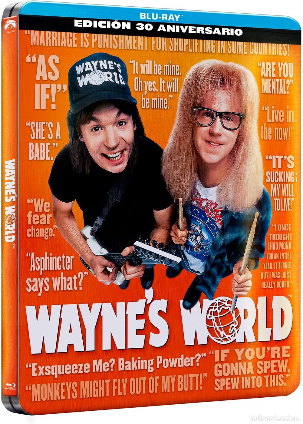 Cine: Wayne's World &iexcl;qu&eacute; desparrame! (Steelbook) - BD [Blu-ray]