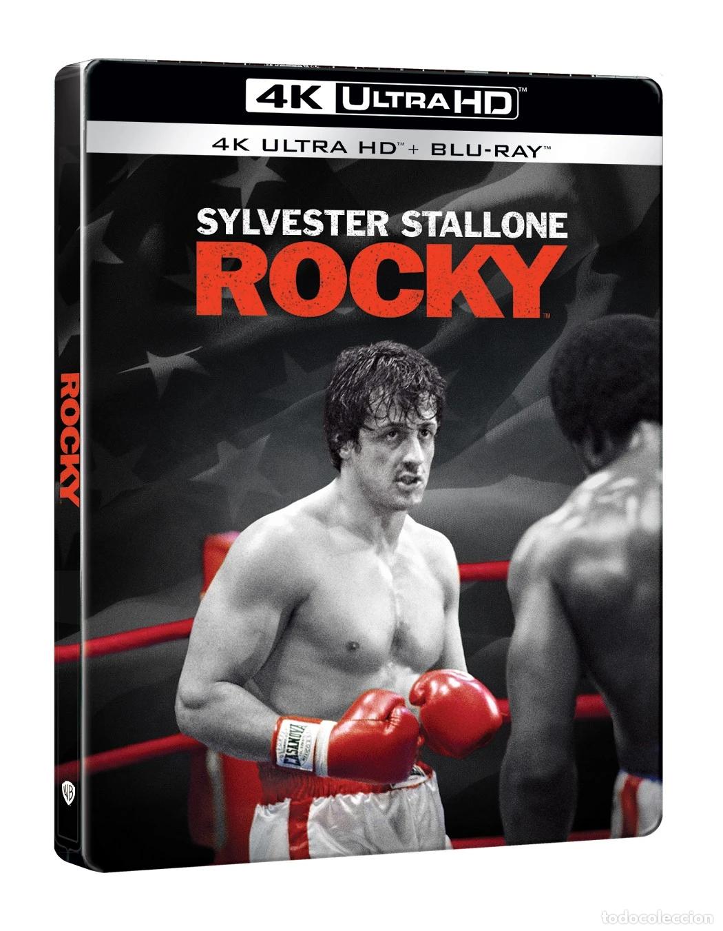 Cine: Rocky I (4K UHD + Blu-ray) (Ed. especial met&aacute;lica) [Blu-ray]