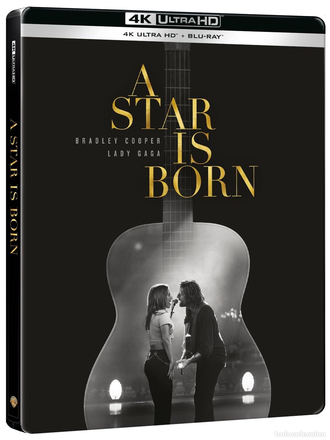 Cine: Ha Nacido una Estrella (Edici&oacute;n met&aacute;lica) [4K UHD, Blu-ray] (2018) a Star Is Born